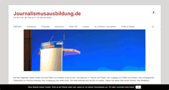 Desktop Screenshot of journalismusausbildung.de
