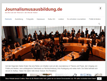 Tablet Screenshot of journalismusausbildung.de